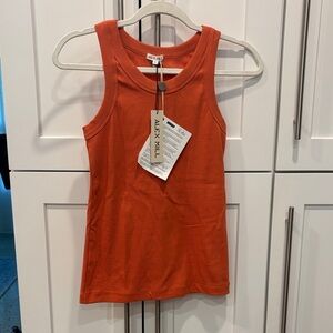 Alex Mill Every Day Ribbed Tank in Ginger